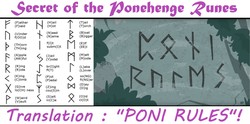 Size: 3070x1522 | Tagged: safe, edit, edited screencap, editor:leonidus, screencap, g4, shadow play, elder futhark, futhark, mind blown, poni, pony power, rune stone, runes, text, translation, written equestrian