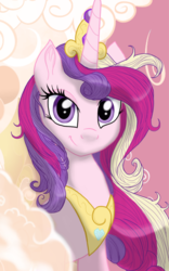 Size: 1200x1920 | Tagged: safe, artist:theroyalprincesses, princess cadance, alicorn, pony, g4, female, looking at you, mare, solo