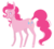 Size: 642x572 | Tagged: safe, artist:clownopolis, pinkie pie, earth pony, pony, g4, cutie mark, female, hair over one eye, mare, simple background, smiling, solo, transparent background