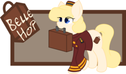 Size: 1280x760 | Tagged: safe, artist:plone, oc, oc:belle hop, pony