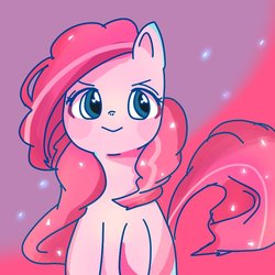 Size: 768x768 | Tagged: safe, artist:momizi_bee, pinkie pie, earth pony, pony, g4, female, mare, solo