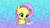 Size: 800x450 | Tagged: safe, artist:sugarheartart, angel bunny, fluttershy, g4, abstract background, chibi, cute fuel