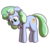 Size: 512x512 | Tagged: safe, artist:anibaruthecat, oc, oc only, oc:sweetwater, pony, unicorn, g4, cute, expressions, female, filly, foal, goggles, sad, sticker