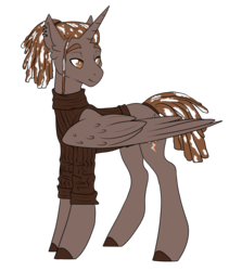 Size: 2536x3000 | Tagged: safe, artist:kxttponies, oc, oc only, oc:wild ink, alicorn, pony, alicorn oc, high res, horn, male, simple background, solo, stallion, transparent background, wings