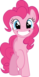 Size: 1754x3420 | Tagged: safe, artist:davidpinskton117, pinkie pie, earth pony, pony, g4, female, happy, simple background, solo, transparent background, vector