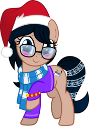 Size: 6017x8505 | Tagged: safe, artist:jhayarr23, oc, oc only, oc:crescend cinnamon, earth pony, pony, absurd resolution, clothes, female, mare, simple background, transparent background, vector