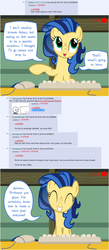 Size: 800x1842 | Tagged: dead source, safe, artist:flash equestria photography, oc, oc only, oc:milky way, earth pony, pony, milkmare of trottingham, 4chan, 4chan screencap, ask, camera, computer mouse, female, keyboard, mare, solo, tumblr