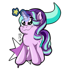 Size: 2000x2000 | Tagged: safe, artist:viejillox64art, starlight glimmer, pony, unicorn, g4, cute, female, glimmerbetes, high res, solo, sticker