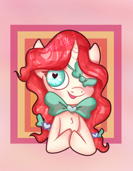 Size: 1400x1800 | Tagged: safe, artist:lilpinkghost, oc, oc only, pony, adorkable, art trade, cute, dork, green eyes, icon, solo