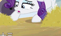 Size: 197x116 | Tagged: safe, screencap, rarity, pony, g4, hearth's warming shorts, my little pony best gift ever, the great escape room, animated, caption, chinese, counting, female, gif, gif for breezies, gif with captions, picture for breezies, solo