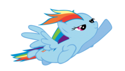 Size: 640x360 | Tagged: safe, rainbow dash, pony, g4, flying, pose