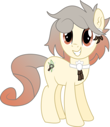 Size: 4284x4926 | Tagged: safe, artist:cyanlightning, oc, oc only, oc:osha, earth pony, pony, g4, .svg available, absurd resolution, ear fluff, ear piercing, earring, female, jewelry, mare, piercing, simple background, solo, transparent background, vector
