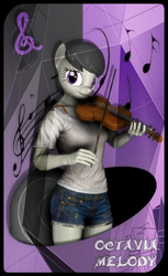Size: 1177x1920 | Tagged: safe, artist:devil dash, octavia melody, earth pony, anthro, g4, 3d, music notes, photoshop, source filmmaker