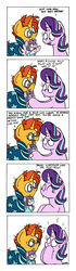 Size: 3299x11699 | Tagged: safe, artist:bobthedalek, princess flurry heart, starlight glimmer, sunburst, alicorn, pony, unicorn, g4, absurd resolution, baby carrier, baby talk, comic, female, filly, foal, hilarious in hindsight, implied firelight, like father like daughter, like parent like child, male, mare, simple background, smiling, smirk, stallion, sudden realization, sweat, sweatdrop, trio, uncle sunburst, white background