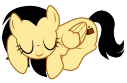 Size: 1629x1065 | Tagged: safe, oc, oc only, oc:middle sensitive, pegasus, pony, cutie mark, eyes closed, female, mare, sleeping