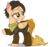 Size: 890x830 | Tagged: safe, artist:doraair, artist:sweetie-madiselle, oc, oc only, oc:k.c., pegasus, pony, base used, clothes, commission, cosplay, costume, crossover, dragon age, dragon age 2, female, mare, merrill, raised hoof, solo