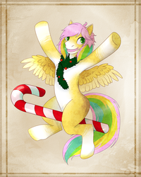 Size: 2000x2500 | Tagged: safe, artist:cybergod, oc, oc only, pegasus, pony, candy, candy cane, christmas, digital art, female, food, happy, high res, holiday, male, mare, multicolored hair, multicolored mane, multicolored tail, open mouth, solo, spread wings, stallion, wings, ych result