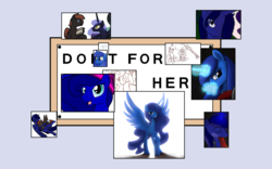 Size: 1920x1200 | Tagged: safe, oc, oc:eos, alicorn, pony, alicorn oc, do it for her, exploitable meme, male, meme, not luna, the simpsons, various artists