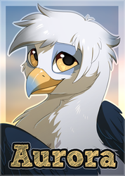 Size: 710x1000 | Tagged: dead source, safe, artist:hioshiru, oc, oc only, griffon, bust, griffon oc, solo