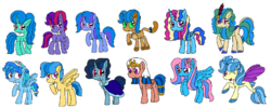 Size: 520x208 | Tagged: safe, artist:徐詩珮, g4, my little pony: the movie, road to friendship, sounds of silence, magical lesbian spawn, next generation, offspring, parent:capper dapperpaws, parent:cozy glow, parent:flash sentry, parent:fluttershy, parent:glitter drops, parent:good king sombra, parent:hoo'far, parent:king sombra, parent:princess cadance, parent:princess skystar, parent:rain shine, parent:somnambula, parent:spring rain, parent:tempest shadow, parents:cozyrain, parents:spr'far, parents:springbra, parents:springcadance, parents:springdrops, parents:springnambula, parents:springpper, parents:springsentry, parents:springshadow, parents:springshine, parents:springshy, parents:springstar