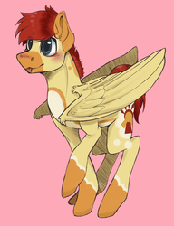 Size: 1191x1553 | Tagged: safe, artist:rebeccabluebreeze, oc, oc only, oc:sunstrider, pony, solo