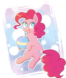 Size: 1281x1526 | Tagged: safe, artist:ch-chau, artist:php128, pinkie pie, earth pony, pony, g4, :p, collaboration, female, mare, silly, solo, tongue out