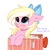 Size: 3000x3000 | Tagged: safe, artist:pesty_skillengton, oc, oc only, oc:bay breeze, pegasus, pony, blushing, bow, box, chest fluff, cute, ear fluff, female, hair bow, heart eyes, high res, looking up, mare, ocbetes, pesty's little gift, pony in a box, present, simple background, solo, tail bow, text, weapons-grade cute, white background, wingding eyes, ych result