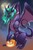 Size: 3360x5040 | Tagged: safe, artist:thebigbadwolf01, oc, oc only, oc:star gazer, dragon, dragonified, halloween, holiday, pumpkin, solo, species swap