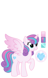 Size: 800x1280 | Tagged: safe, artist:sandwichbuns, princess flurry heart, pony, g4, female, older, reference sheet, simple background, solo, transparent background