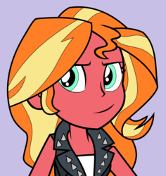 Size: 1906x2021 | Tagged: safe, artist:madndash1996, sunset shimmer, equestria girls, g4, clothes, female, lineart, recolor, simple background