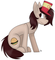 Size: 757x828 | Tagged: safe, artist:yourbestnightmaree, oc, oc only, earth pony, pony, female, mare, simple background, sitting, solo, transparent background