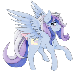 Size: 1024x967 | Tagged: safe, artist:dreamcreationsink, oc, oc only, oc:night wish, pegasus, pony, bow, female, mare, simple background, solo, tail bow, transparent background