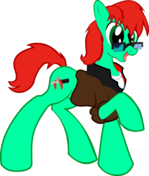 Size: 2272x2682 | Tagged: safe, artist:wyren367, oc, oc only, oc:scratch build, pony, happy, high res, male, raised hoof, simple background, stallion, vector