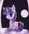 Size: 565x665 | Tagged: safe, artist:13light, twilight sparkle, pony, unicorn, g4, female, mare, moon, solo