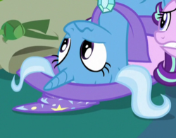 Size: 387x302 | Tagged: safe, screencap, starlight glimmer, trixie, pony, g4, to change a changeling, cropped
