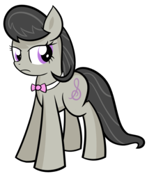 Size: 2664x3162 | Tagged: safe, artist:reconprobe, octavia melody, earth pony, pony, g4, bowtie, female, high res, simple background, solo, standing, transparent background