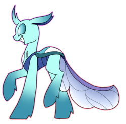 Size: 1083x1065 | Tagged: safe, artist:spaazledazzle, oc, oc only, changedling, changeling, simple background, solo, transparent background