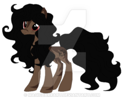 Size: 400x313 | Tagged: safe, artist:magicdarkart, oc, oc only, oc:iman, earth pony, pony, female, mare, simple background, solo, transparent background, watermark