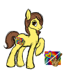Size: 2000x2000 | Tagged: safe, artist:cakeshake22, oc, oc only, oc:le daveys 2.0, pony, high res, new edition, raised hoof, redesign, redo, redraw, solo
