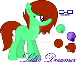 Size: 1024x836 | Tagged: safe, artist:lilygarent, oc, oc only, oc:lilac dreamer, earth pony, pony, female, mare, reference sheet, simple background, solo, transparent background, watermark