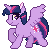 Size: 50x50 | Tagged: safe, artist:pilssken, twilight sparkle, alicorn, pony, g4, female, full body, mare, pixel art, simple background, small resolution, solo, sprite, transparent background, twilight sparkle (alicorn)