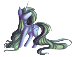 Size: 4764x3708 | Tagged: safe, artist:crazllana, oc, oc only, oc:sweet serenity, pony, unicorn, absurd resolution, crying, female, mare, simple background, solo, transparent background