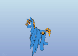 Size: 1100x800 | Tagged: safe, artist:omegapex, oc, oc only, oc:blues, pegasus, pony, animated, flying, frame by frame, jewelry, necklace, solo