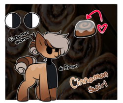 Size: 4603x3867 | Tagged: safe, artist:umiimou, oc, oc only, oc:cinnamon swirl, earth pony, pony, absurd resolution, apron, chibi, clothes, female, mare, reference sheet, solo