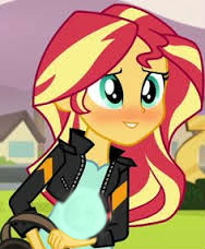 Size: 188x228 | Tagged: safe, edit, edited screencap, screencap, sunset shimmer, comic:a new change, equestria girls, g4, my little pony equestria girls: friendship games, backpack, bad edit, embarrassed, female, picture for breezies, pregnant, pregnant edit, solo, teen pregnancy, teenager
