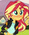 Size: 188x228 | Tagged: safe, edit, edited screencap, screencap, sunset shimmer, comic:a new change, equestria girls, g4, my little pony equestria girls: friendship games, backpack, bad edit, blushing, embarrassed, female, picture for breezies, pregnant, pregnant edit, solo, teen pregnancy, teenager