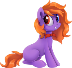 Size: 1558x1466 | Tagged: safe, artist:thebowtieone, oc, oc only, earth pony, pony, female, heterochromia, mare, simple background, sitting, solo, transparent background