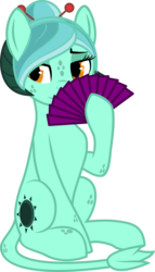 Size: 3000x5263 | Tagged: safe, artist:up1ter, oc, oc only, oc:negasun, pony, fan, leonine tail, rule 63, simple background, solo, transparent background
