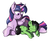 Size: 1474x1204 | Tagged: safe, artist:crownhound, twilight sparkle, oc, oc:filly anon, alicorn, pony, g4, crossed legs, cute, eyes closed, female, filly, looking down, lying down, mama twilight, simple background, sleeping, smiling, twilight sparkle (alicorn), underhoof, white background