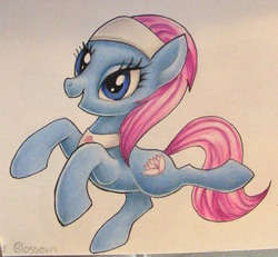 Size: 837x774 | Tagged: safe, artist:andpie, lotus blossom, earth pony, pony, g4, female, mare, solo, traditional art